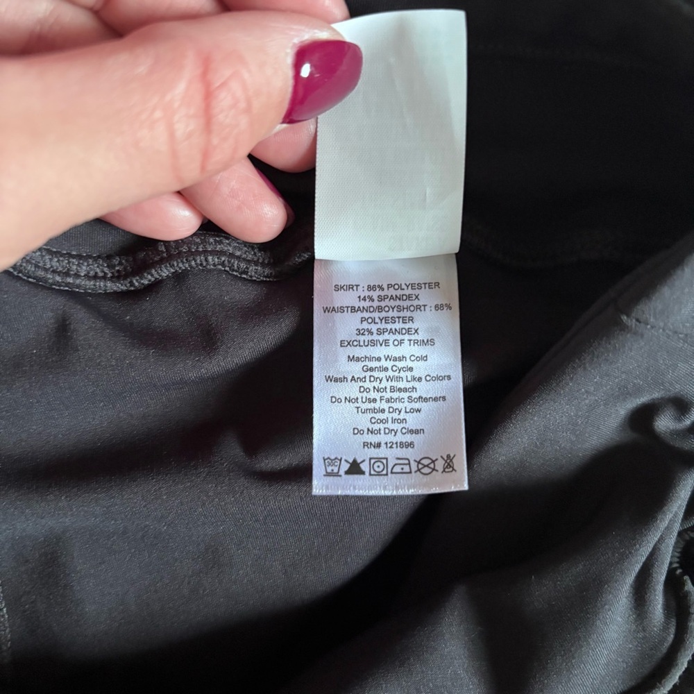 Title Nine Black Athletic Mini Skort - Picture 6 of 6